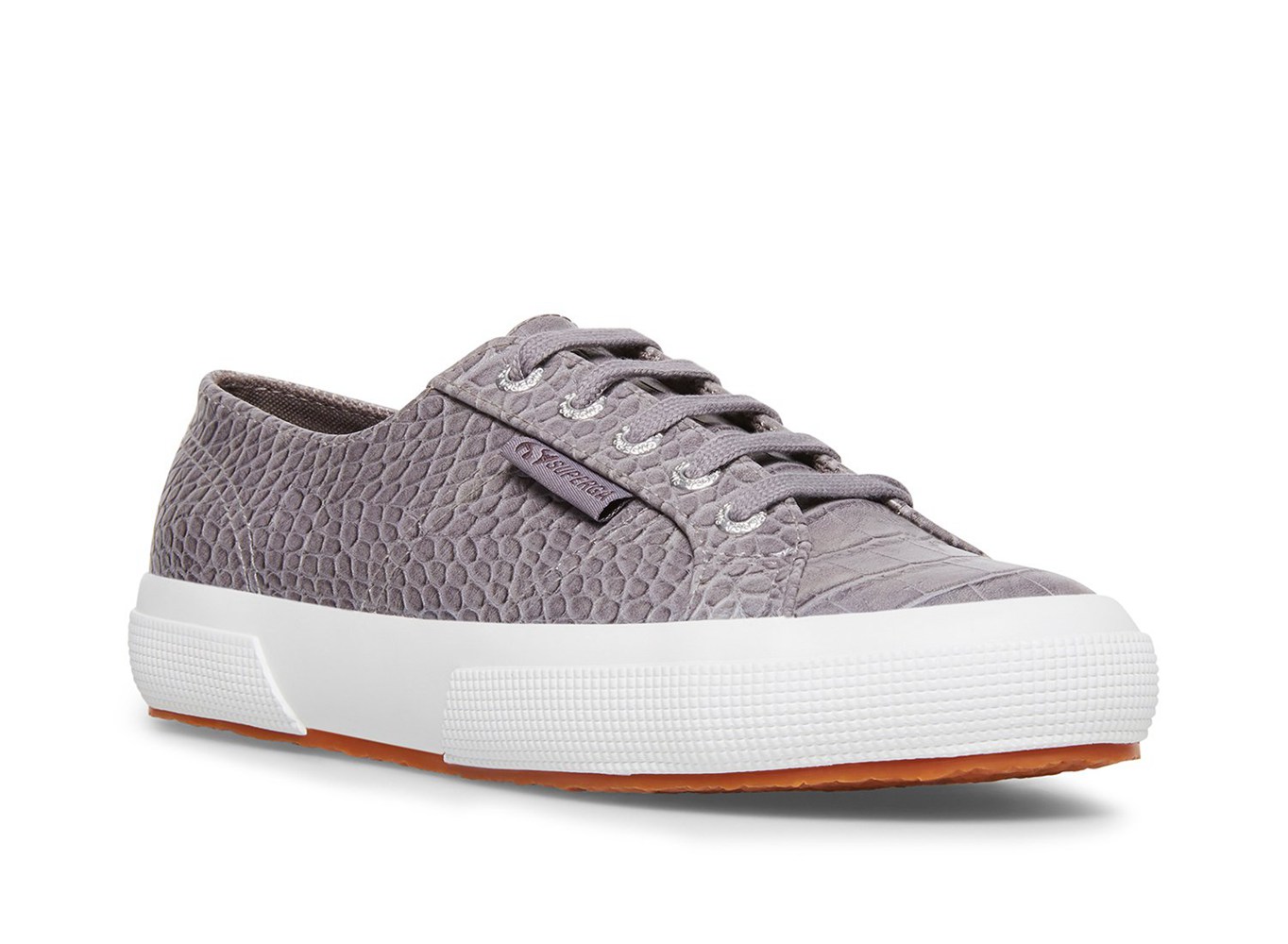 Tenis Feminino Cinzentas - Superga 2750 Syntcrocodilew - VRQWH-4206